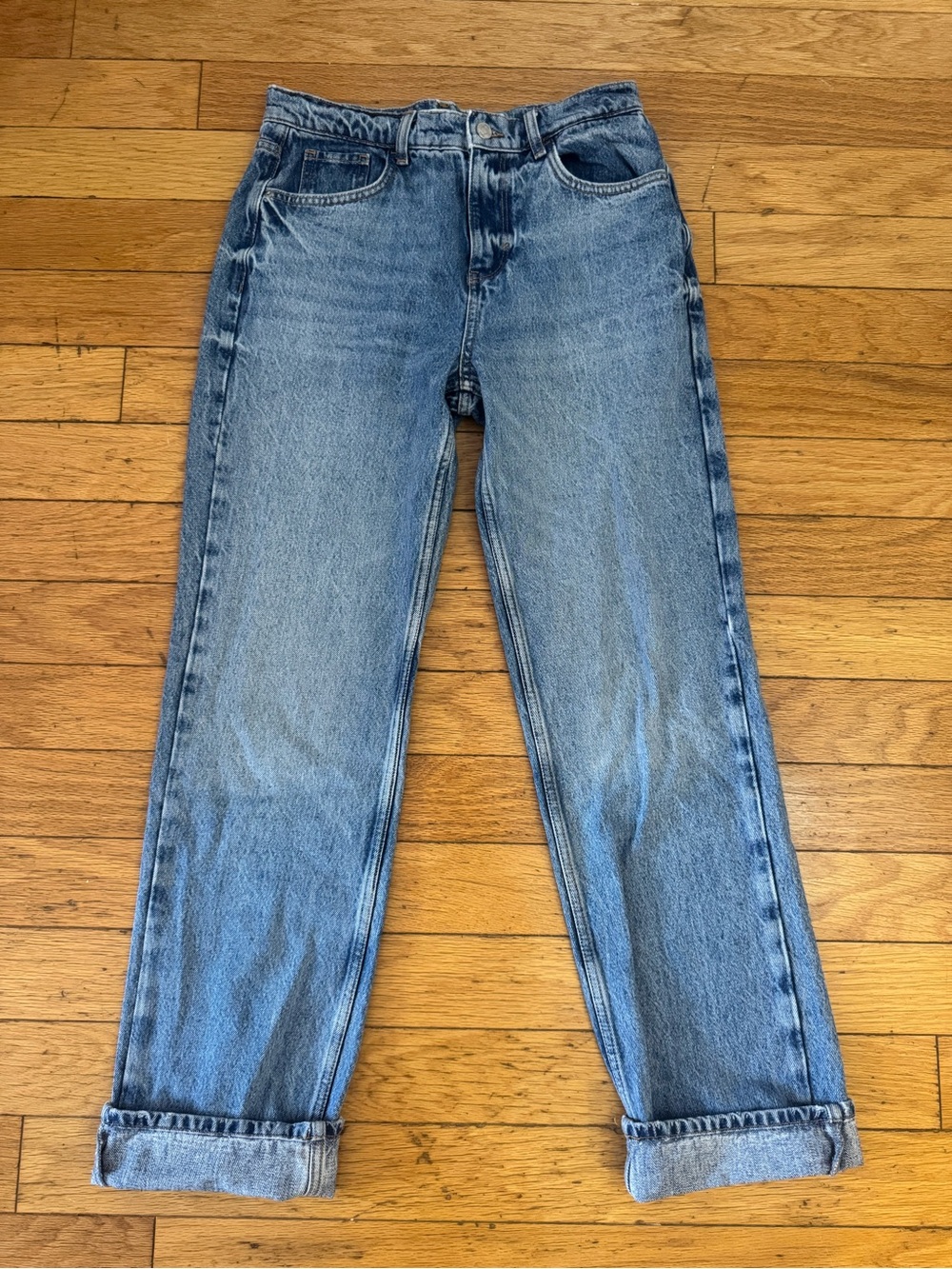 Zara High-Rise Blue Women's Jeans